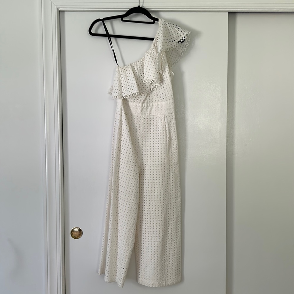 Laundry by Shelli Segal Size 2 White Jumpsuit